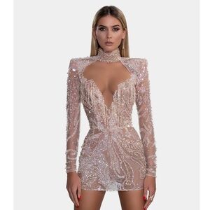 Glamorous Sequin Long Sleeve Dress